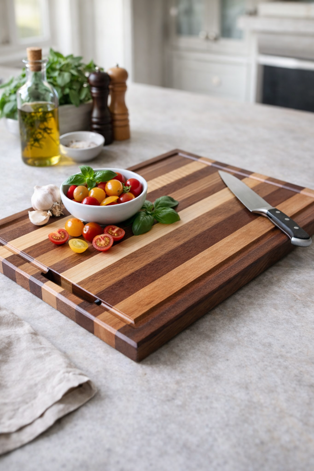 Premium 24x18 Hardwood Cutting Board – Handmade, Heavy-Duty